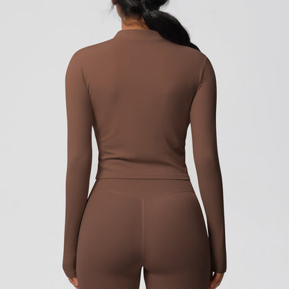 Women's Sports Tight Long Sleeve Yoga Wear Top HerMood