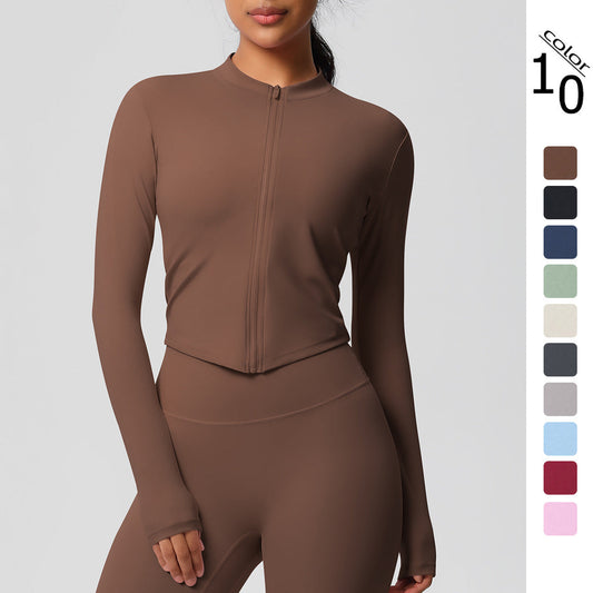 Women's Sports Tight Long Sleeve Yoga Wear Top HerMood